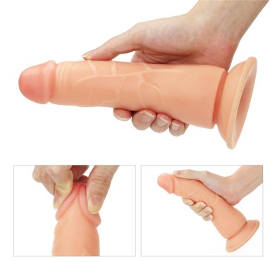 Majtki strap-on w zestawie z wibrującym dildo 19cm